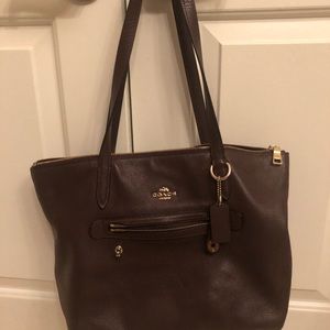 Coach brown bag